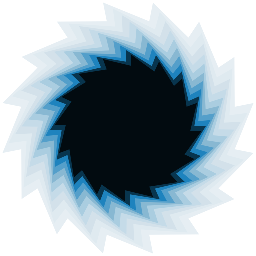 A vast black hole in the center of the void