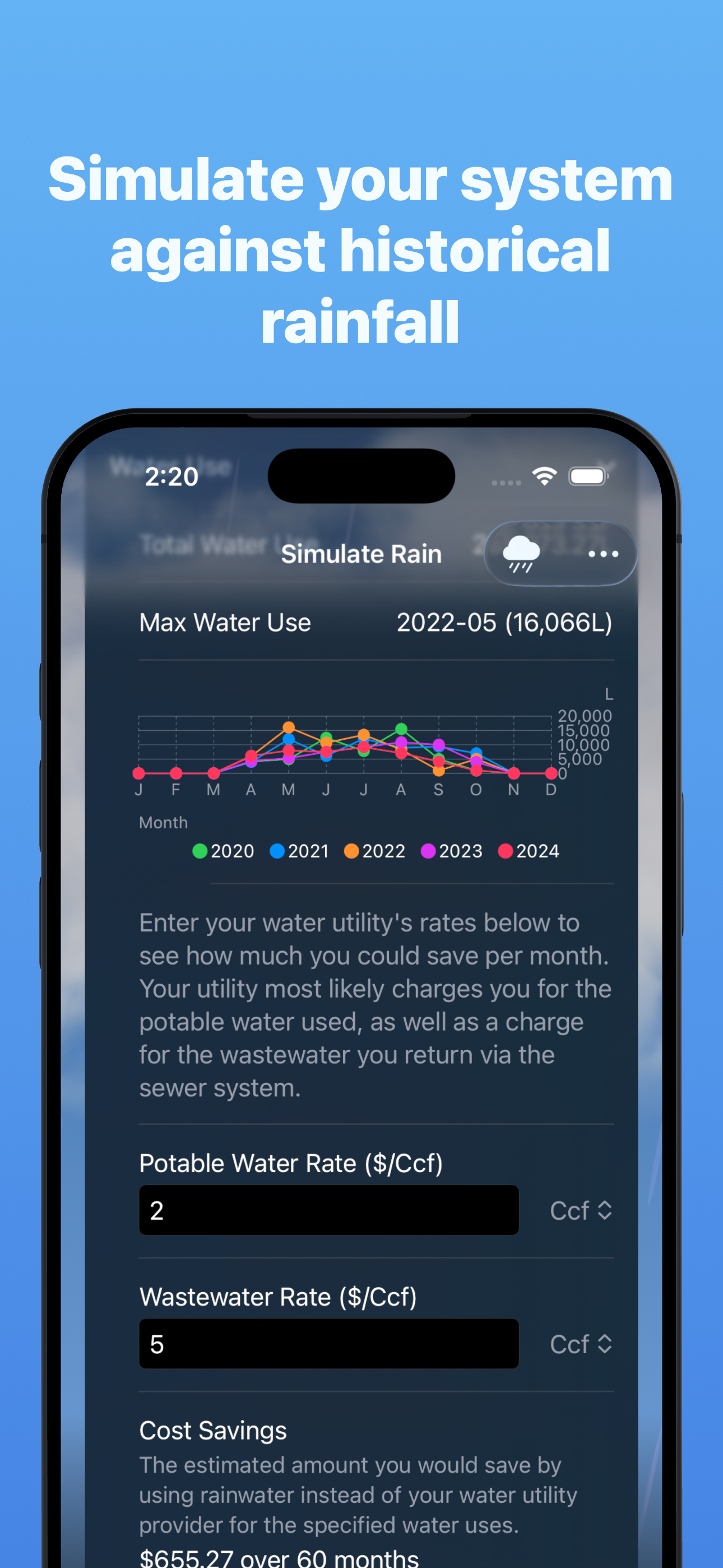 A screenshot from the app.